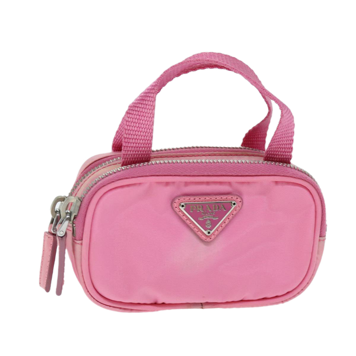 Luxury PradaHand Bag Nylon Pink 74569
