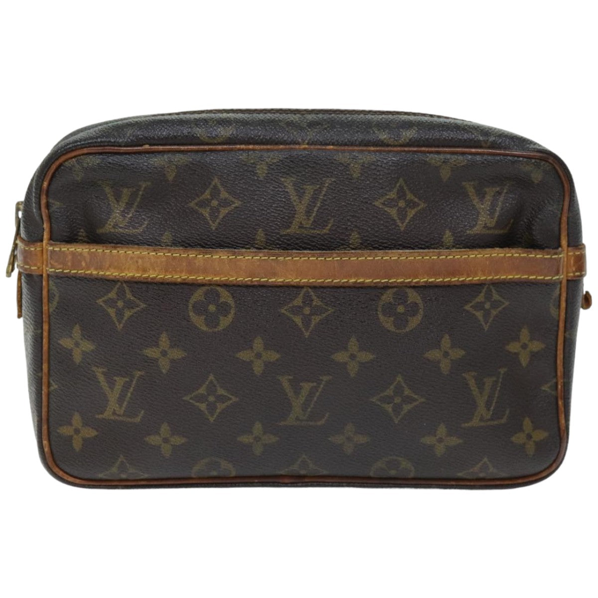 LOUIS VUITTON Monogram Compiegne 23 Clutch Bag M51847 LV 74580