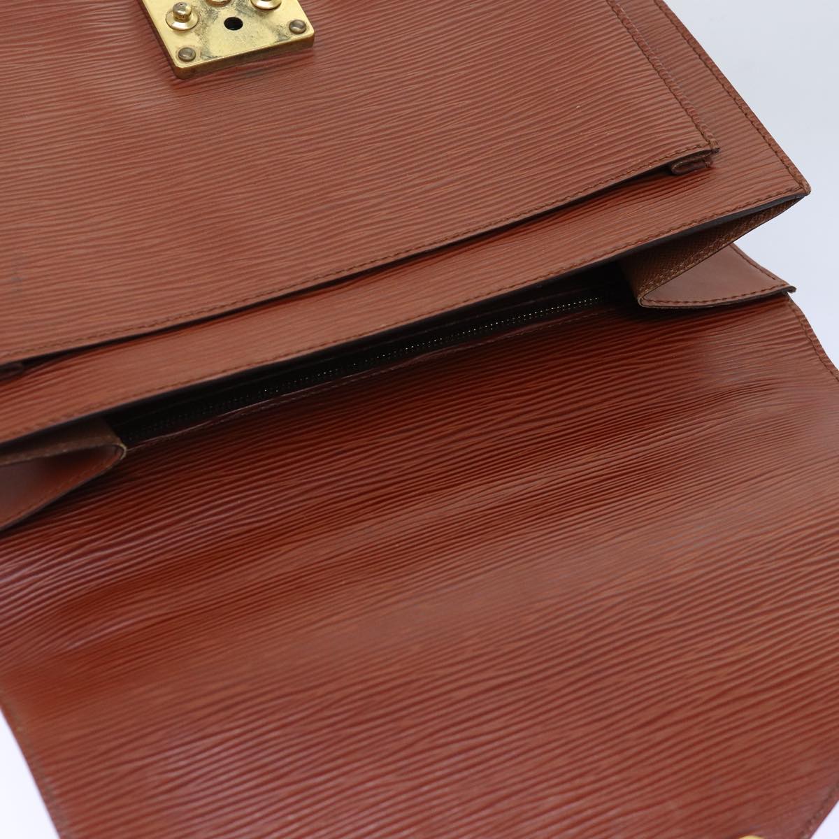 LOUIS VUITTON Epi Monceau Hand Bag Brown M52123 LV 74587