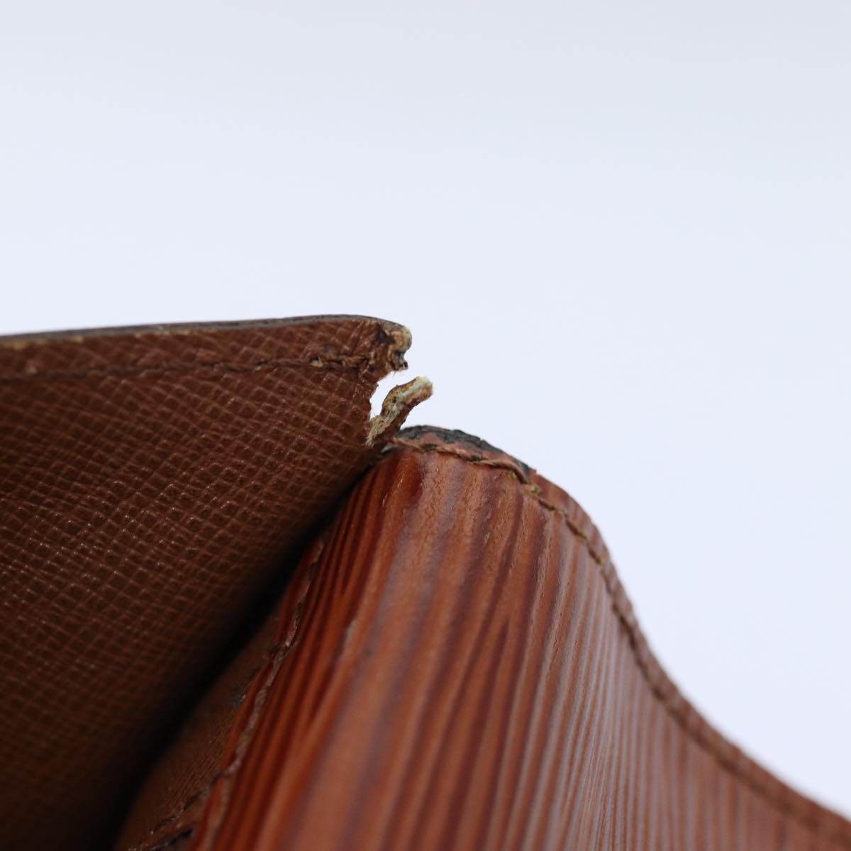LOUIS VUITTON Epi Monceau Hand Bag Brown M52123 LV 74587
