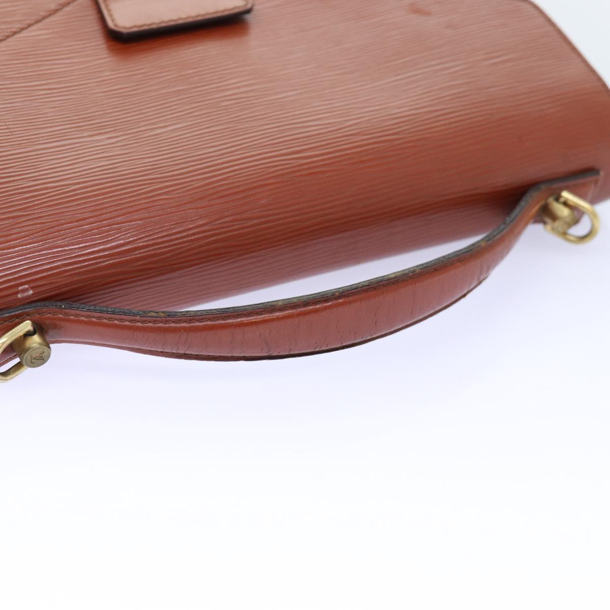 LOUIS VUITTON Epi Monceau Hand Bag Brown M52123 LV 74587