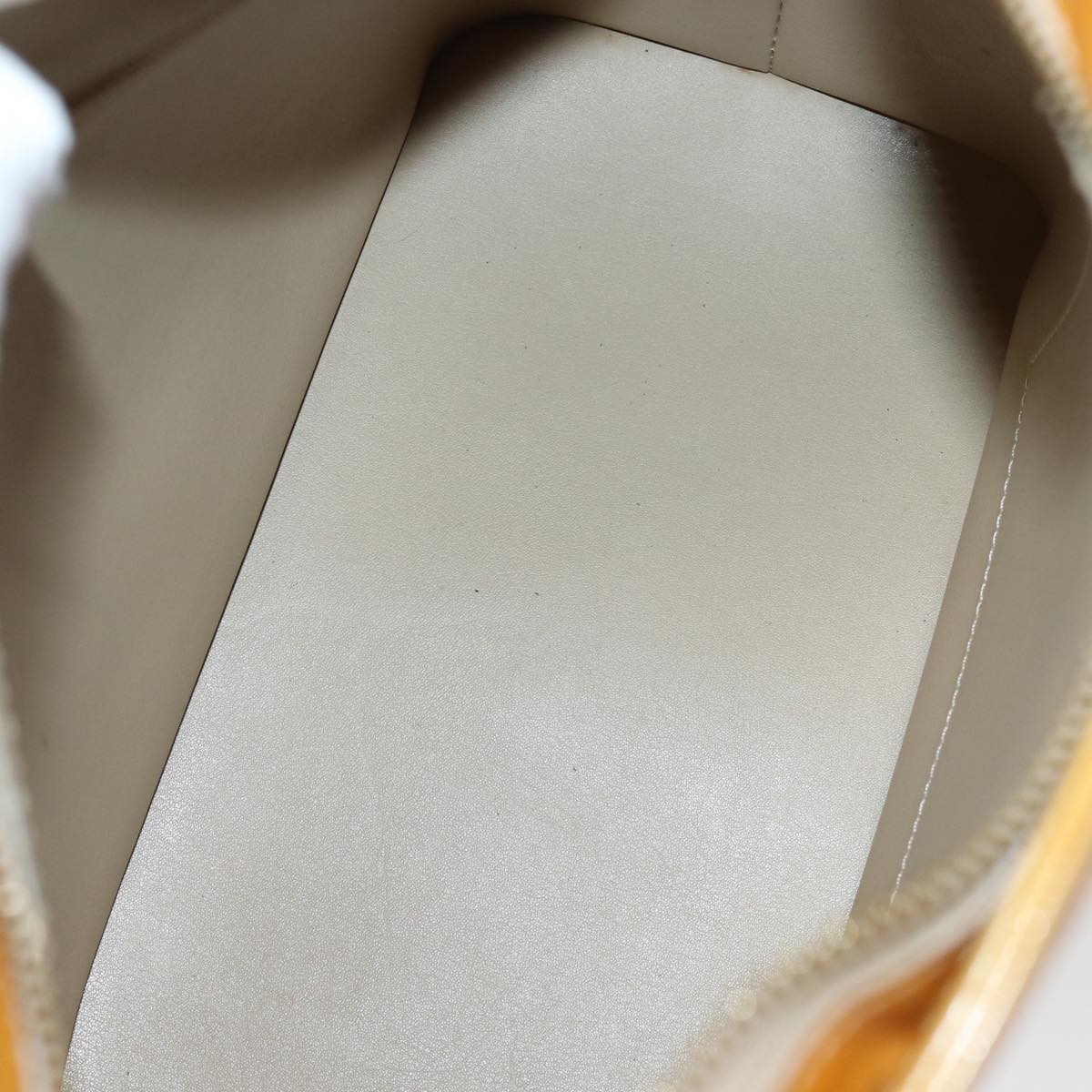 LOUIS VUITTON Monogram Vernis Houston Hand Bag Beige M91004 LV 74615