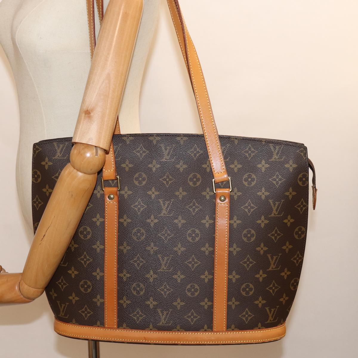 LOUIS VUITTON Monogram Babylone Tote Bag M51102 LV 74619