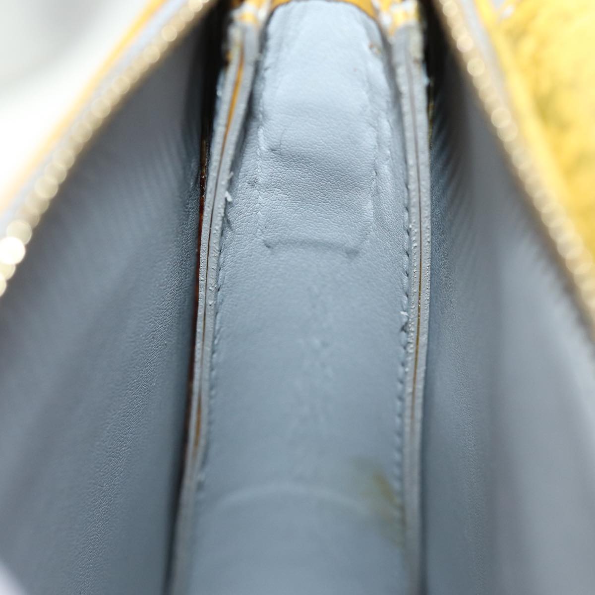 LOUIS VUITTON Monogram Vernis Motto Accessory Pouch Gris M91030 LV 74697