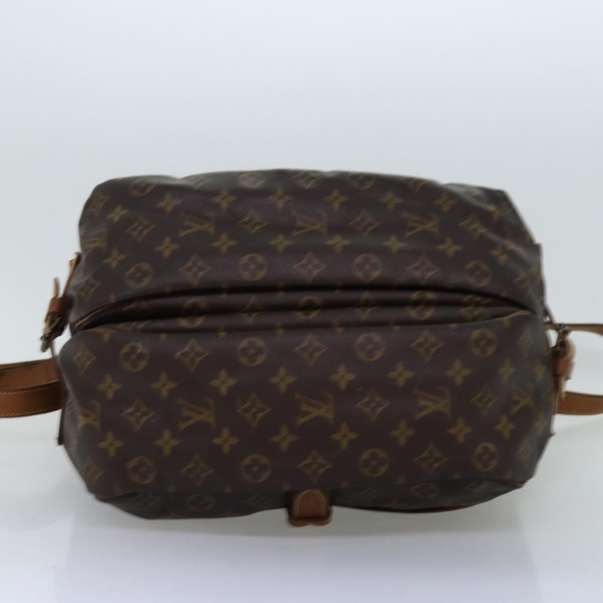 LOUIS VUITTON Monogram Saumur 35 Shoulder Bag M42254 LV 74714