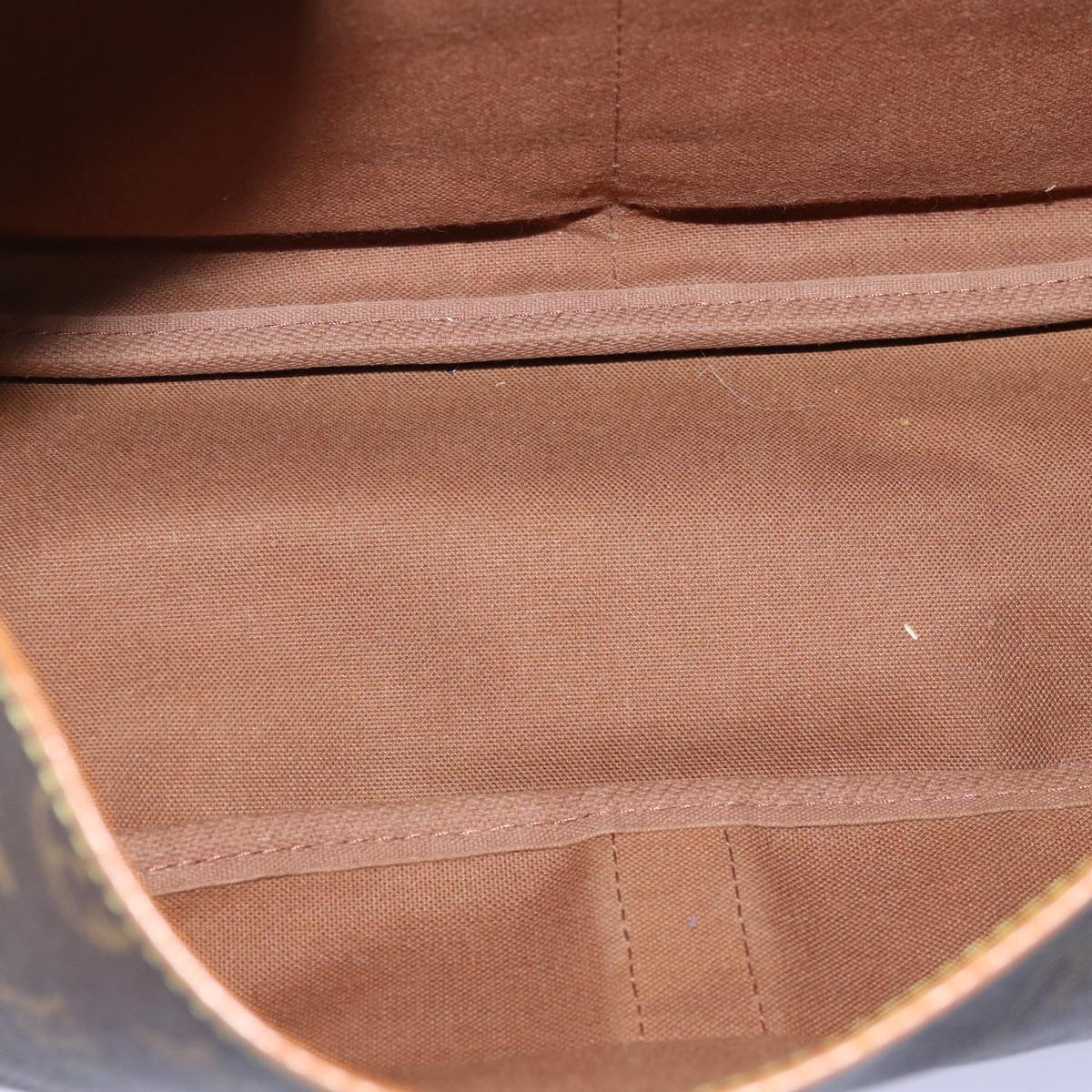 LOUIS VUITTON Monogram Saumur 35 Shoulder Bag M42254 LV 74714