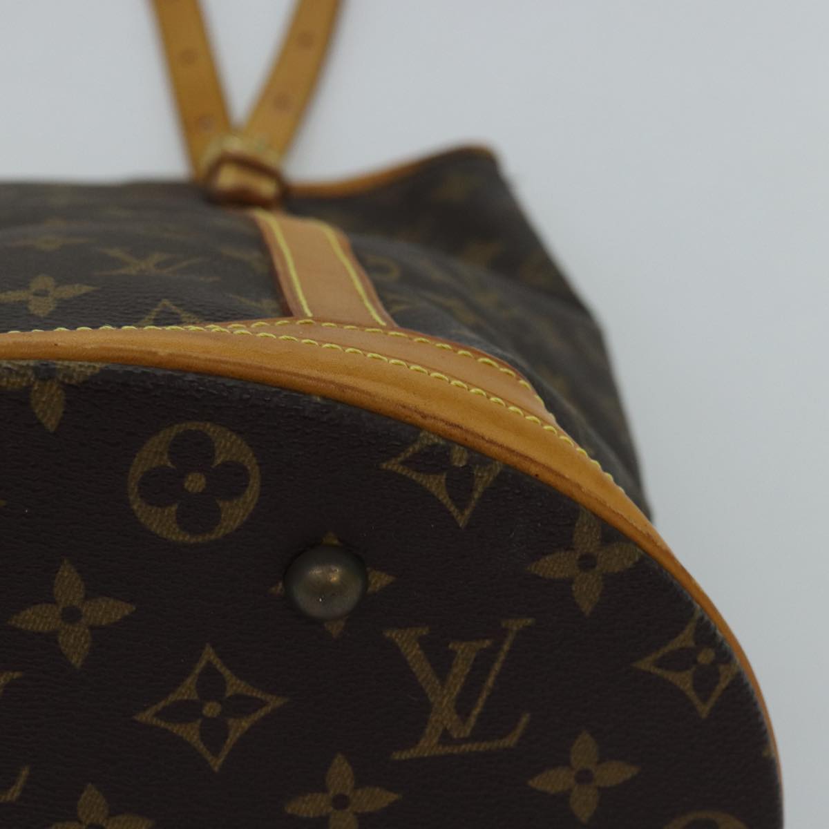 LOUIS VUITTON Monogram Bucket GM Shoulder Bag M42236 LV 74715