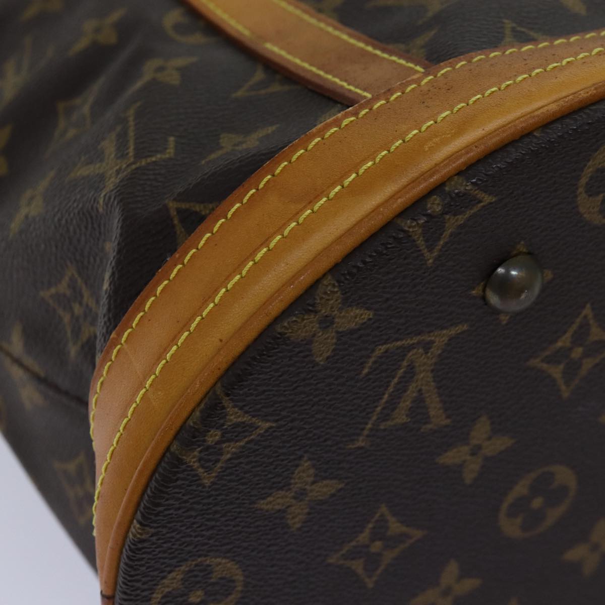 LOUIS VUITTON Monogram Bucket GM Shoulder Bag M42236 LV 74715