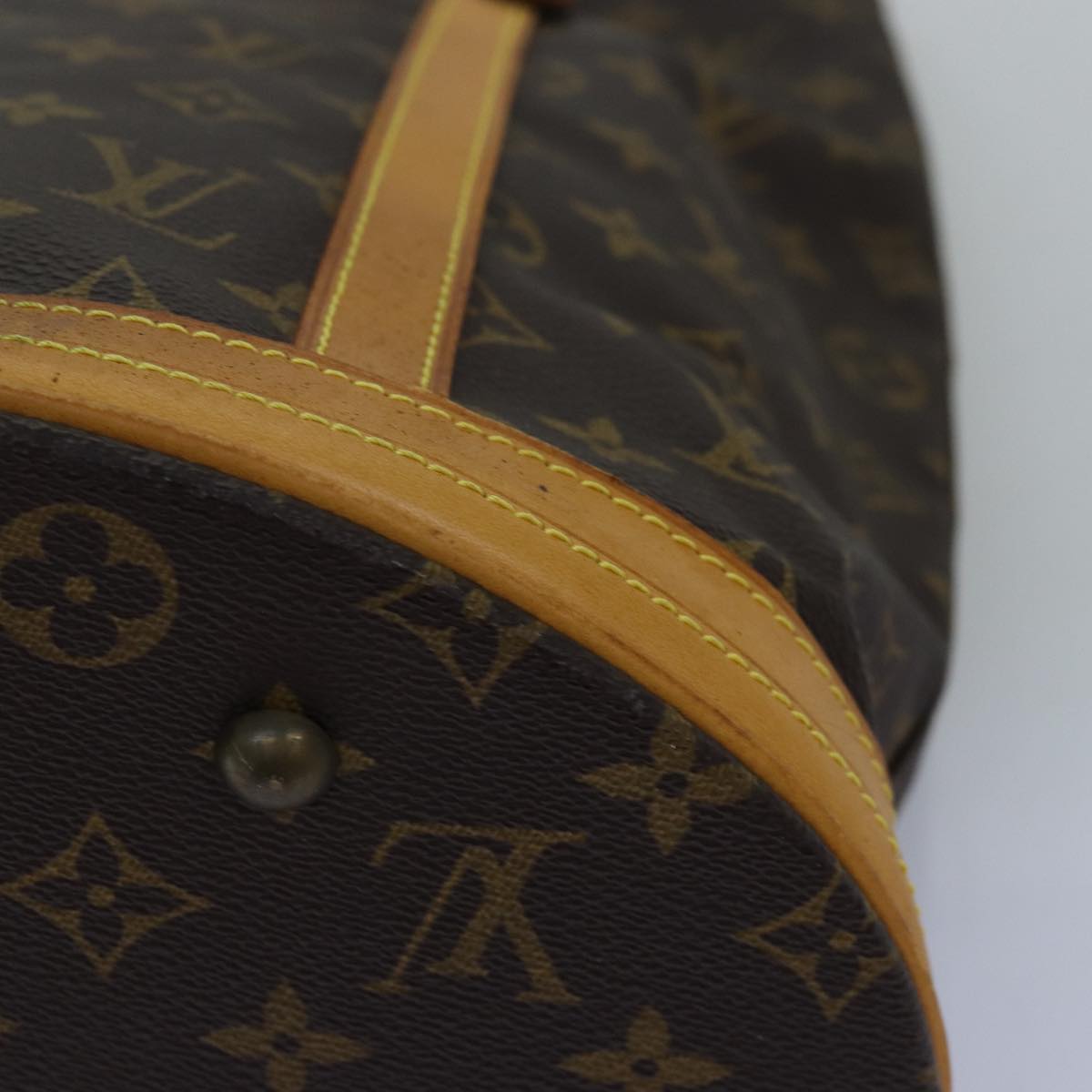 LOUIS VUITTON Monogram Bucket GM Shoulder Bag M42236 LV 74715