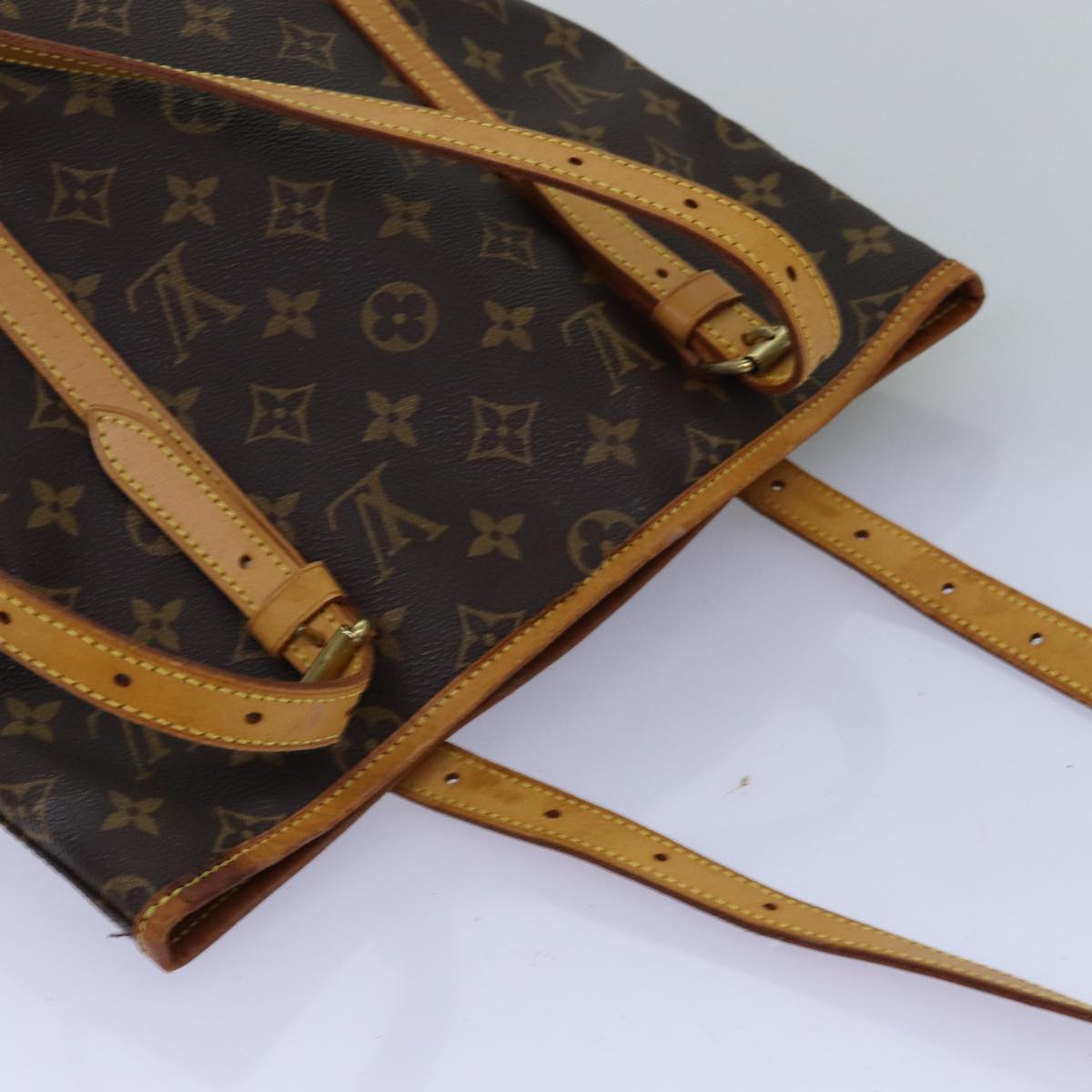 LOUIS VUITTON Monogram Bucket GM Shoulder Bag M42236 LV 74715