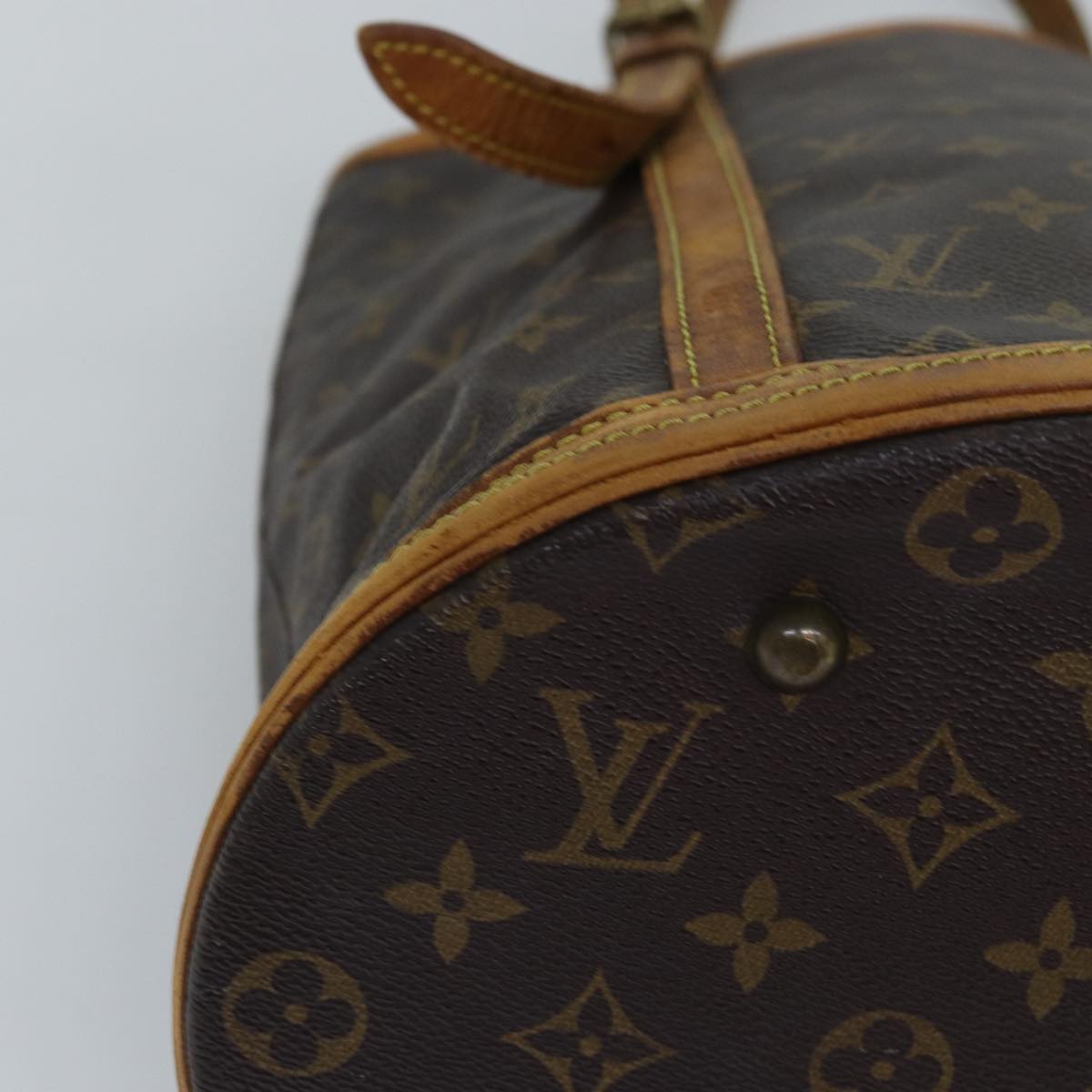 LOUIS VUITTON Monogram Bucket GM Shoulder Bag M42236 LV 74716