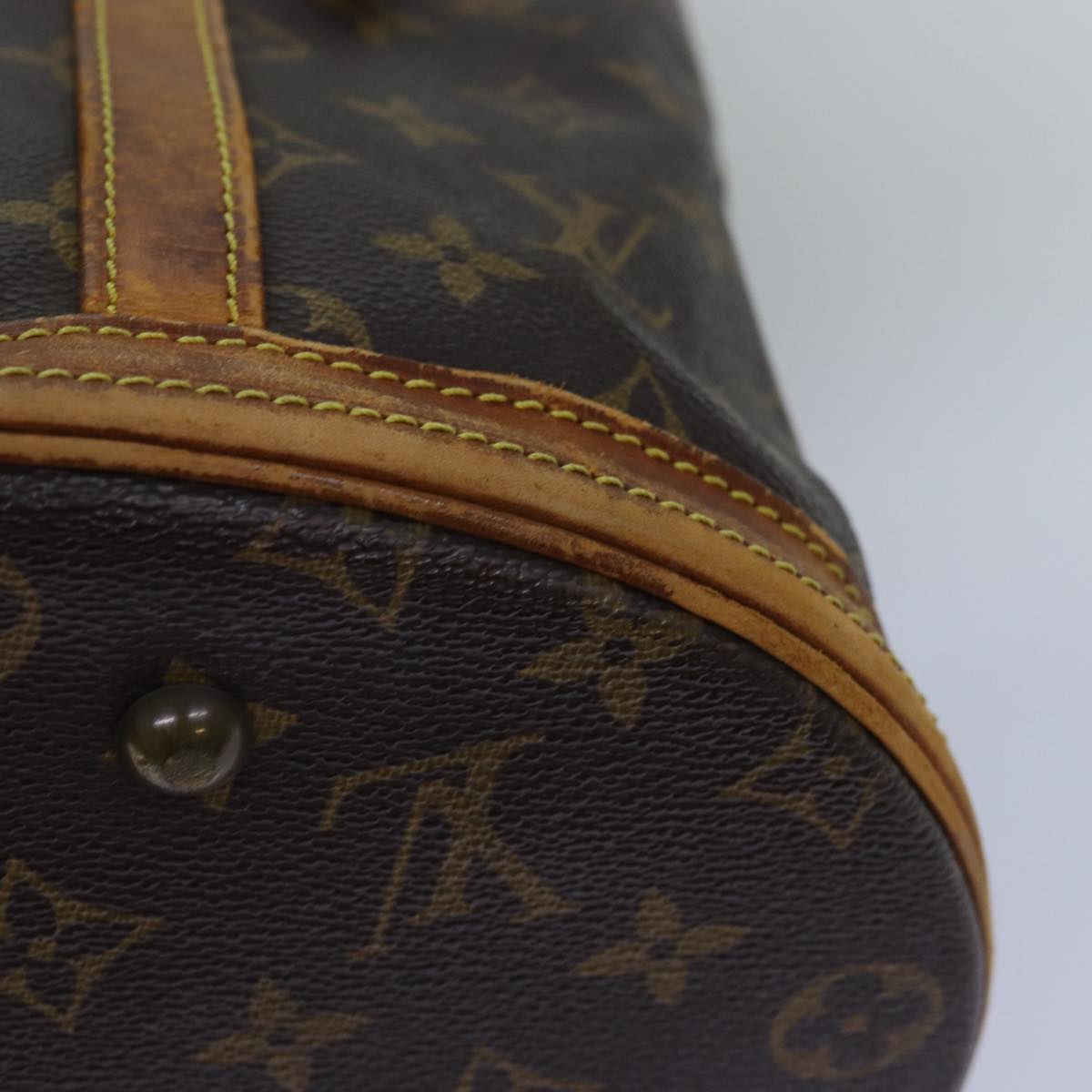 LOUIS VUITTON Monogram Bucket GM Shoulder Bag M42236 LV 74716