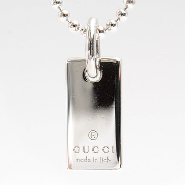 Luxury Gucci Trending 2025 SV925 Tag Plate Ball Chain Bracelet