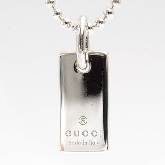 Luxury Gucci Trending 2025 SV925 Tag Plate Ball Chain Bracelet