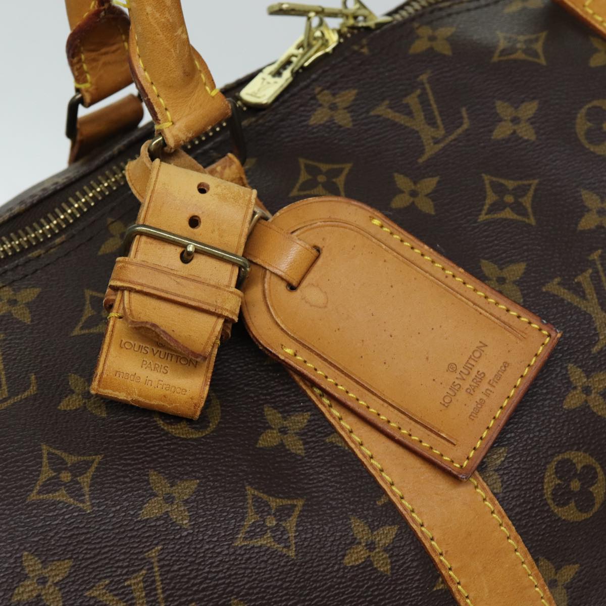 LOUIS VUITTON Monogram Keepall 60 Boston Bag M41422 LV 74727
