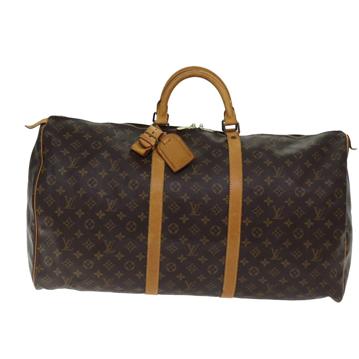 LOUIS VUITTON Monogram Keepall 60 Boston Bag M41422 LV 74727