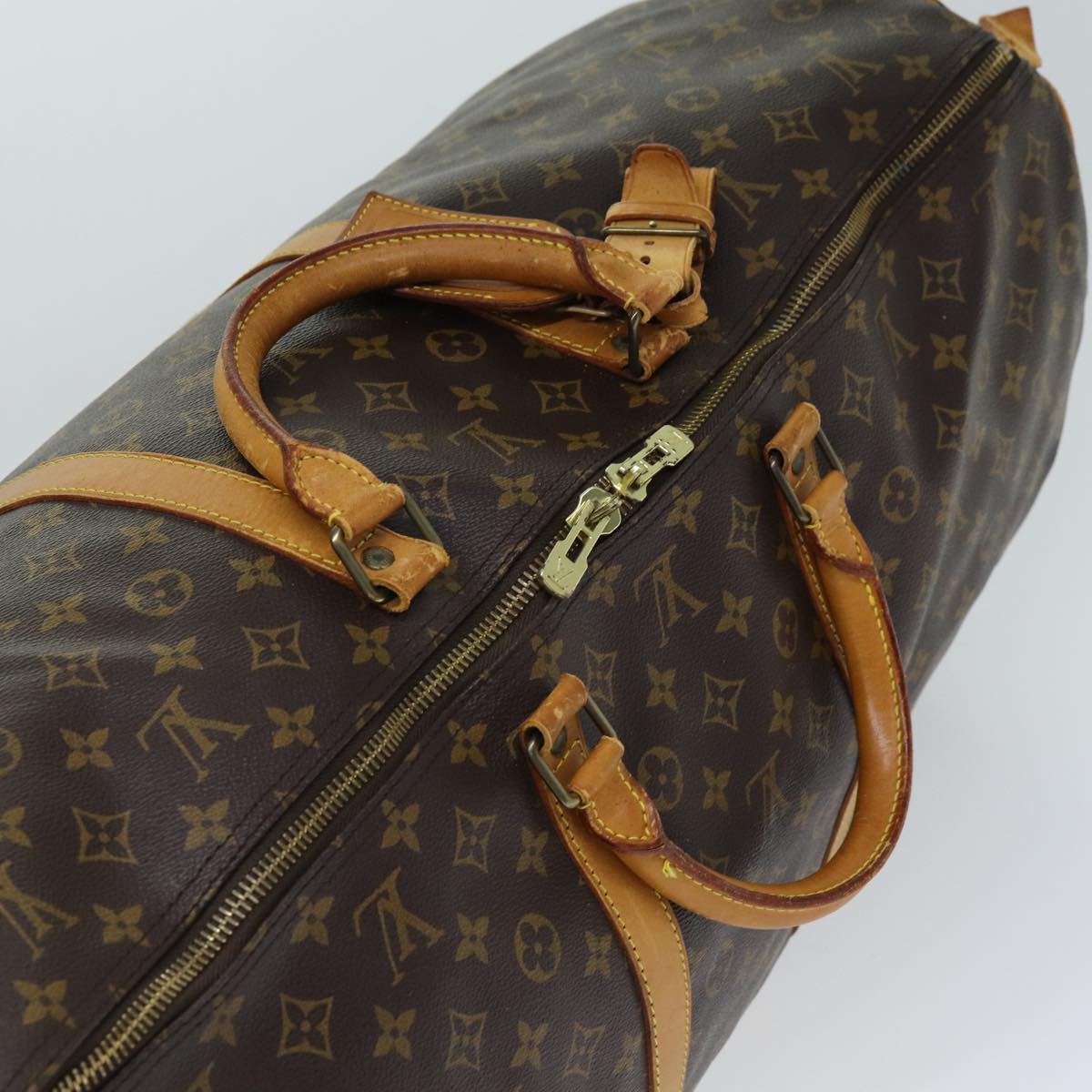 LOUIS VUITTON Monogram Keepall 60 Boston Bag M41422 LV 74727