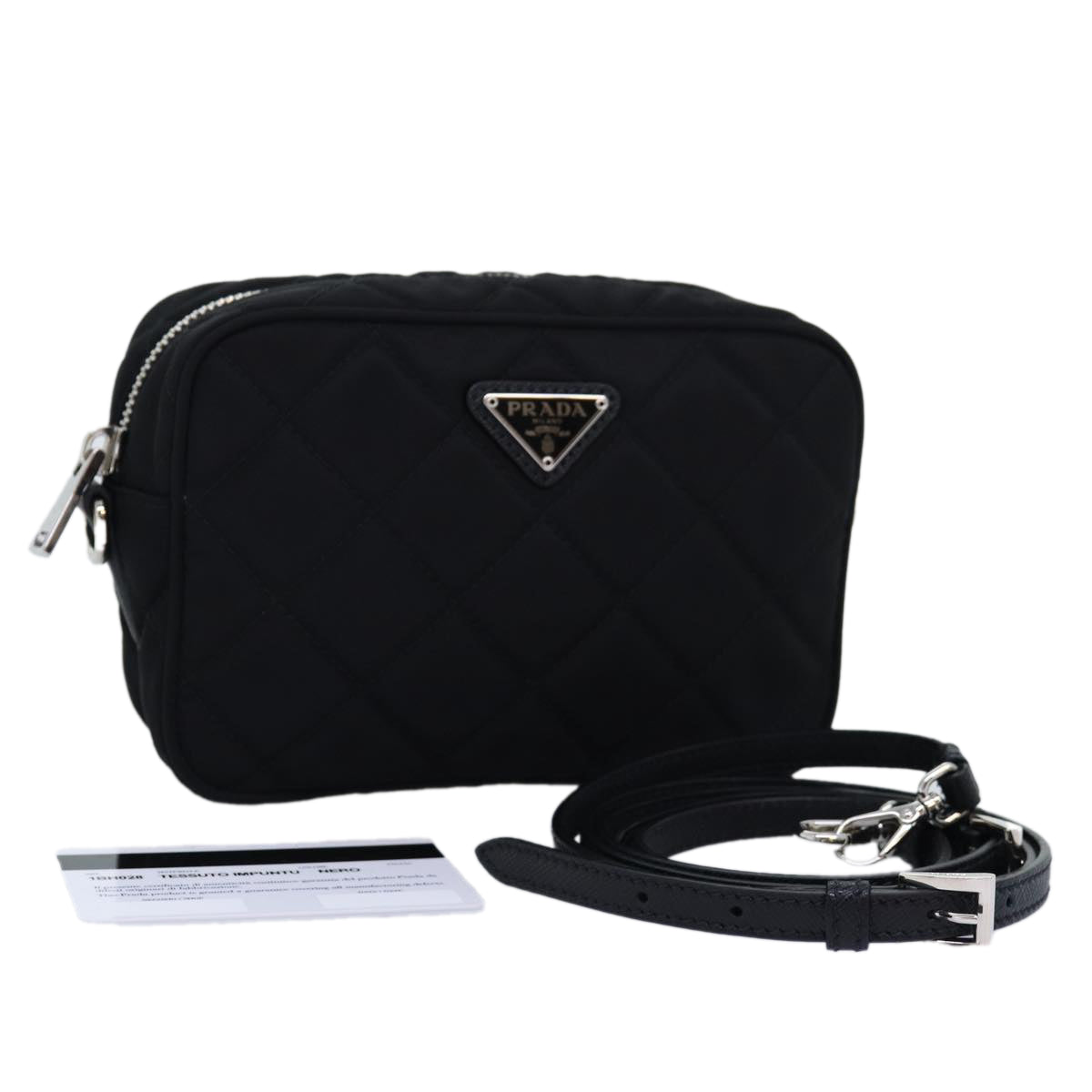 Luxury PradaShoulder Bag Nylon Black 1BH028 74728A