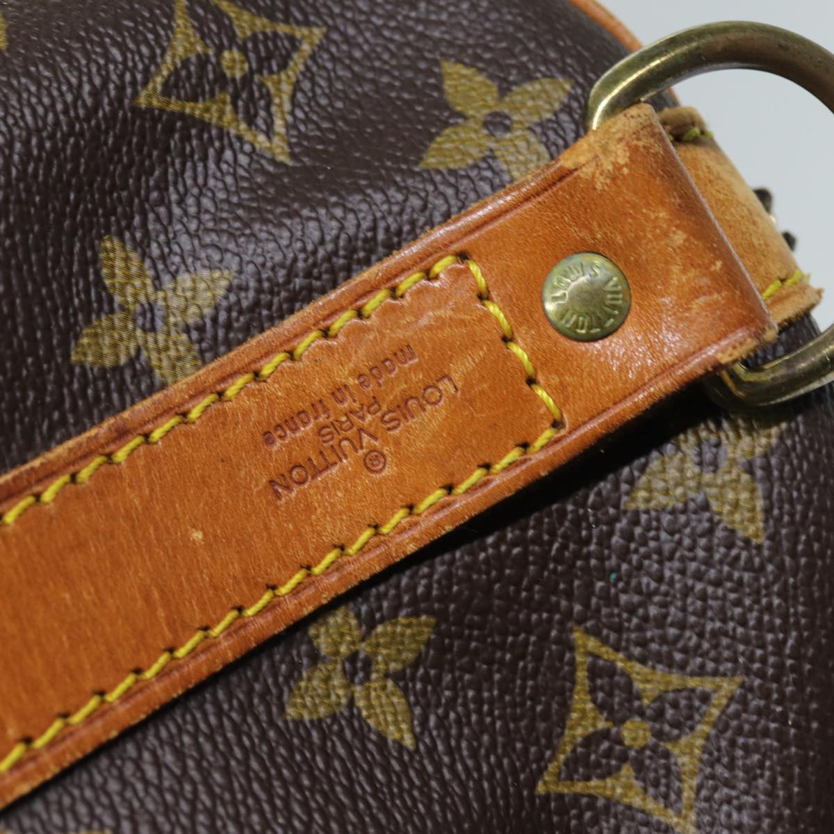 LOUIS VUITTON Monogram Keepall Bandouliere 60 Boston Bag M41412 LV 74731