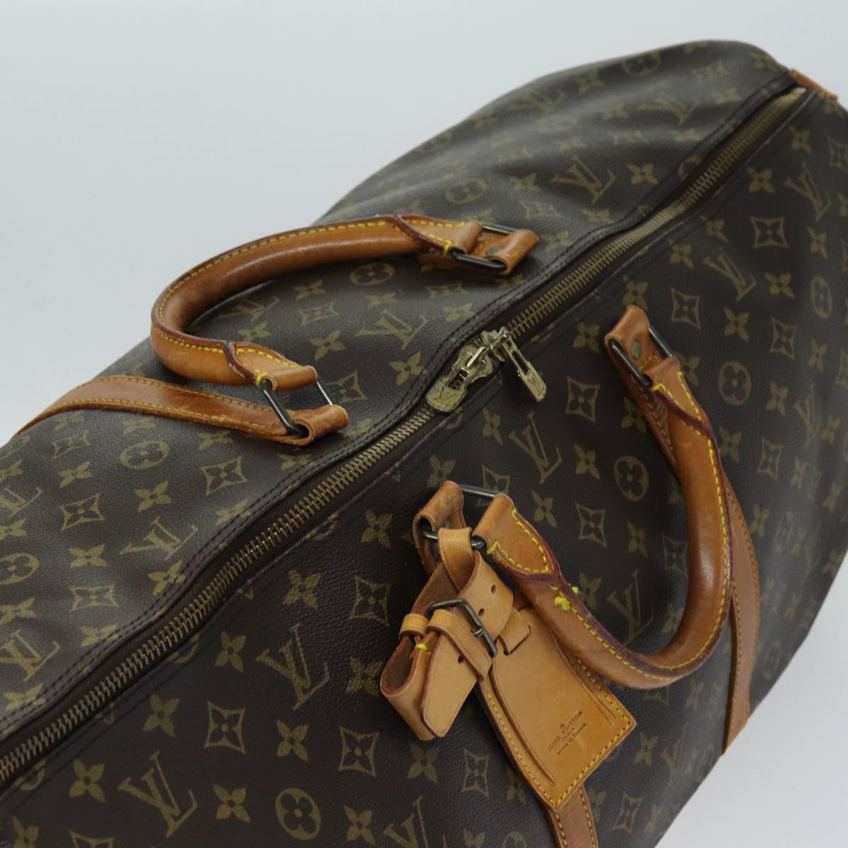LOUIS VUITTON Monogram Keepall Bandouliere 60 Boston Bag M41412 LV 74731