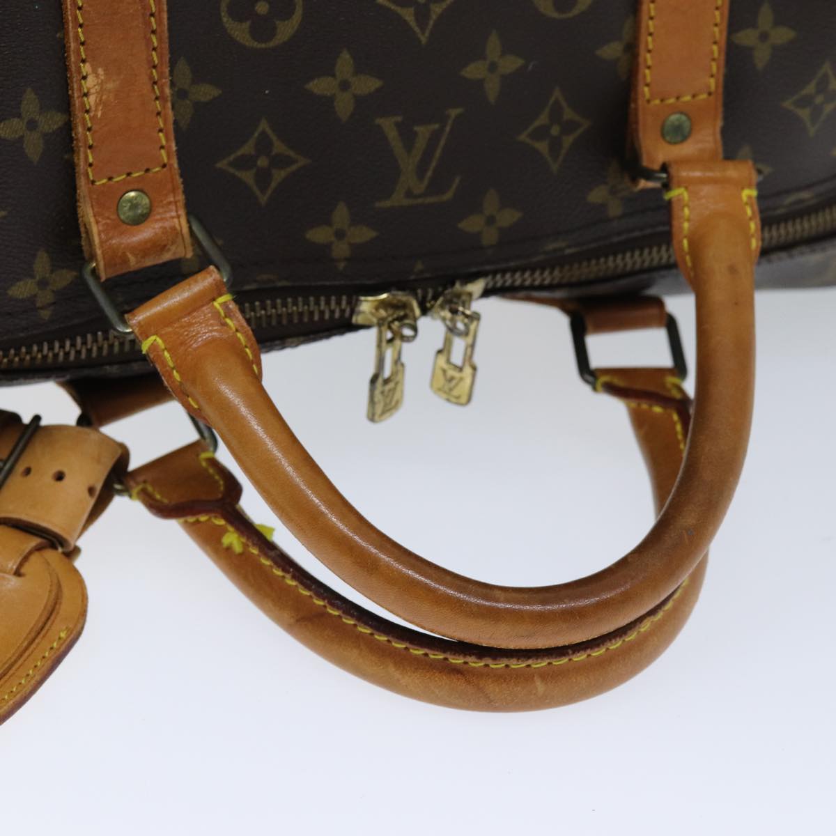 LOUIS VUITTON Monogram Keepall Bandouliere 60 Boston Bag M41412 LV 74731