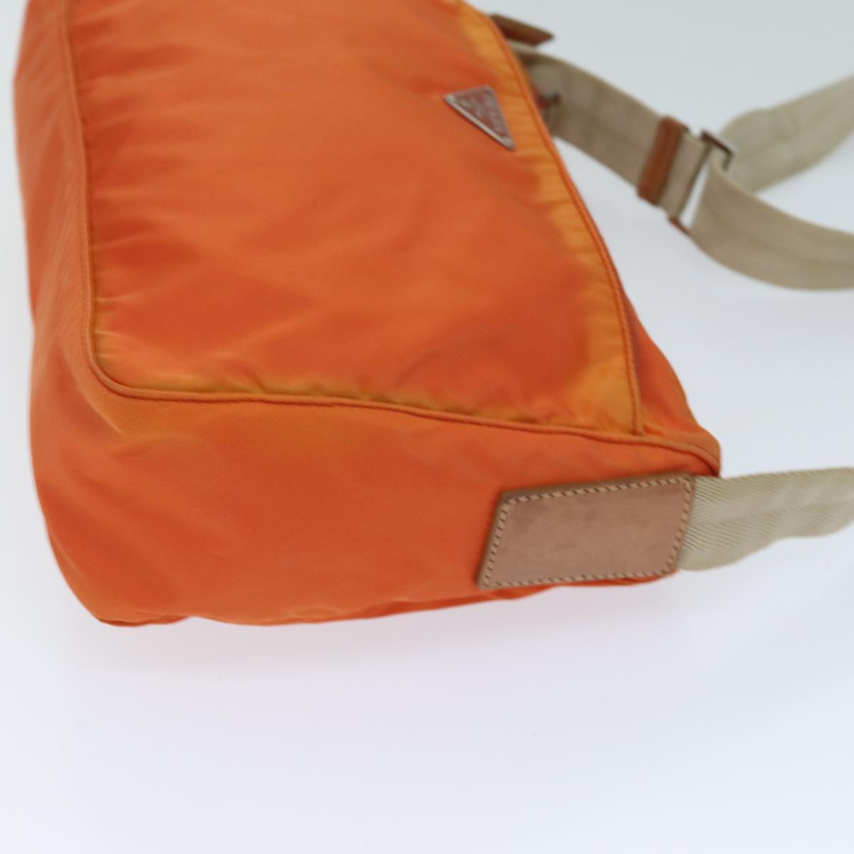 Luxury PradaShoulder Bag Nylon Orange 74735