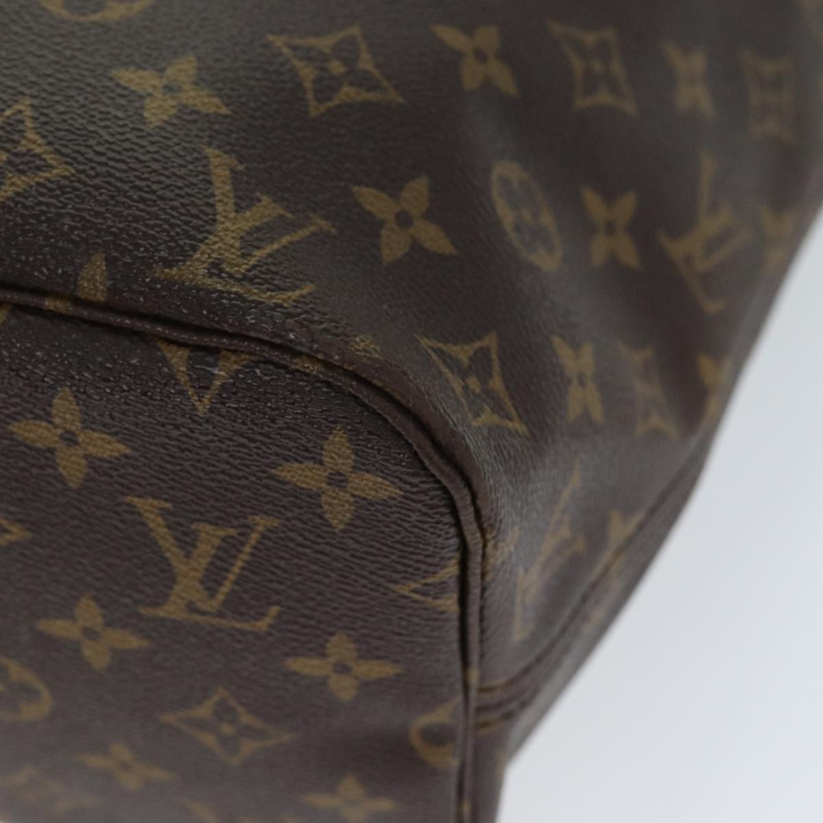LOUIS VUITTON Monogram Neverfull MM Tote Bag M40156 LV 74751