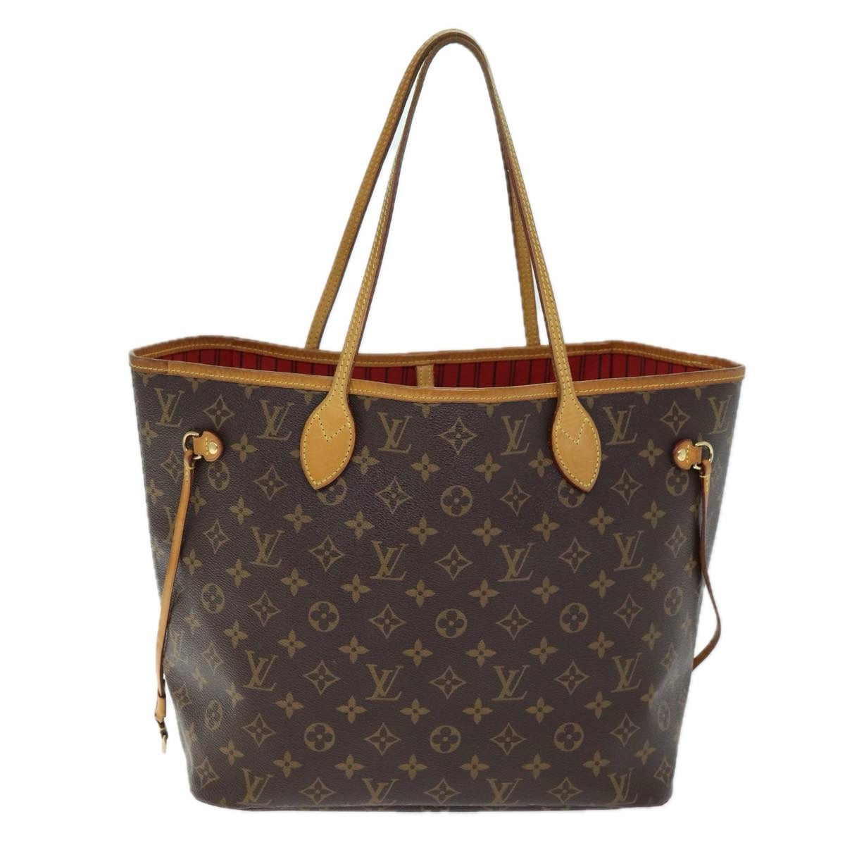 LOUIS VUITTON Monogram Neverfull MM Tote Bag M40156 LV 74751