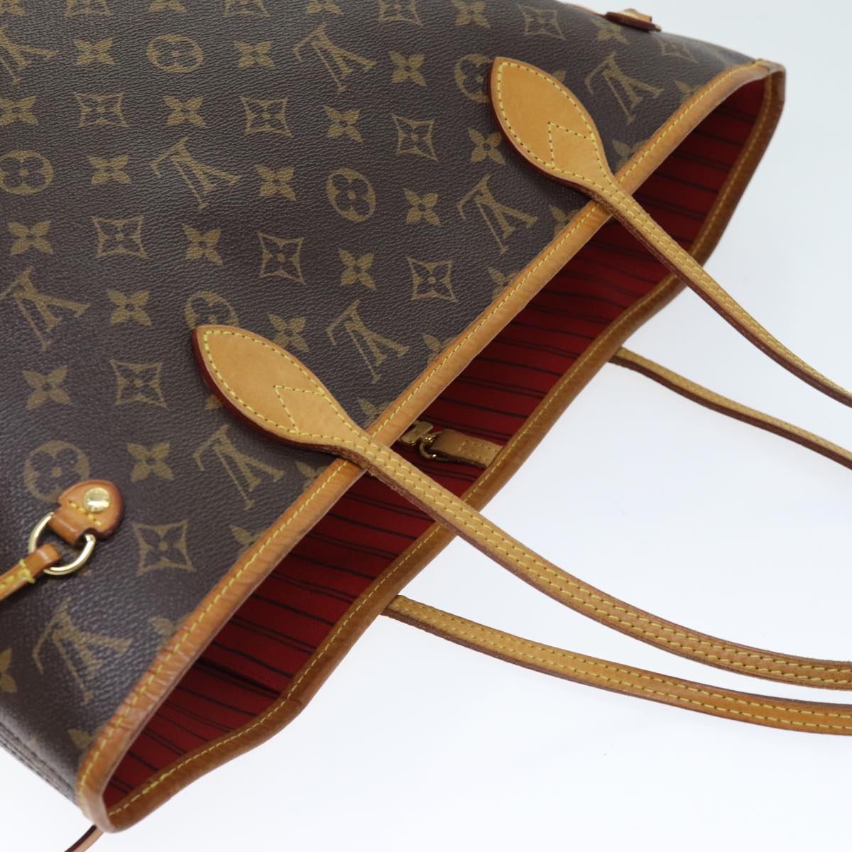 LOUIS VUITTON Monogram Neverfull MM Tote Bag M40156 LV 74751