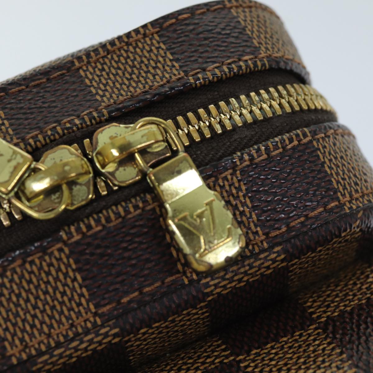 LOUIS VUITTON Damier Ebene Geronimos Shoulder Bag N51994 LV 74765