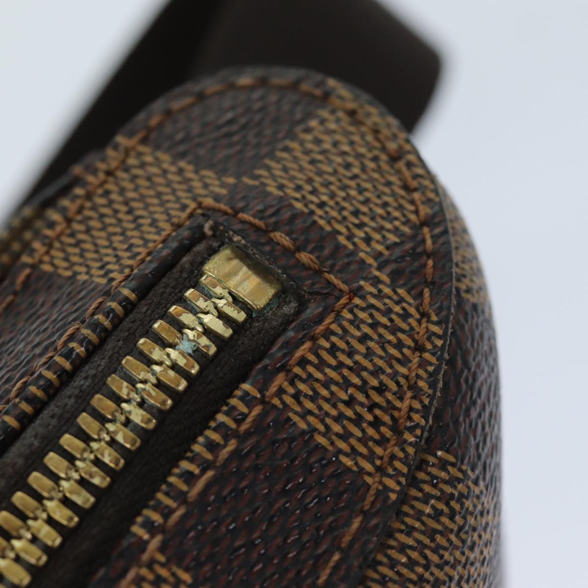 LOUIS VUITTON Damier Ebene Geronimos Shoulder Bag N51994 LV 74765