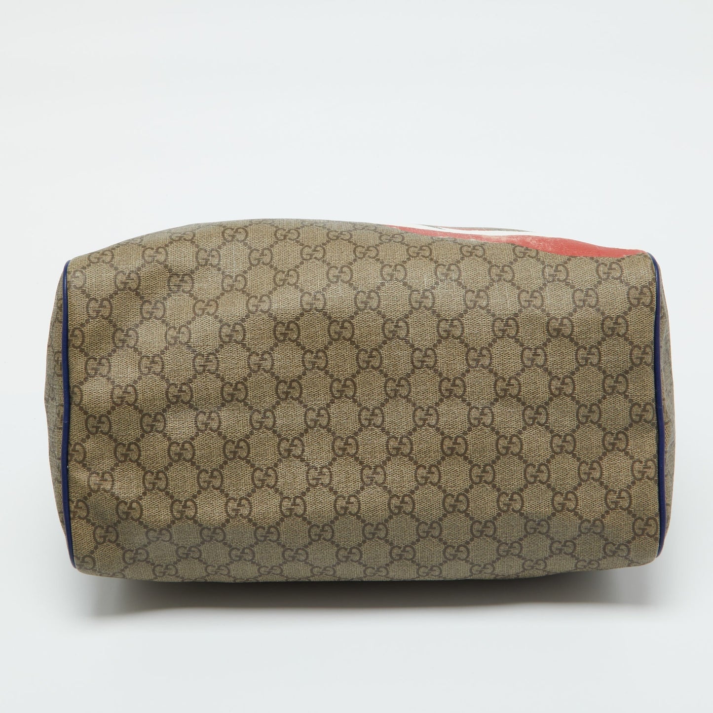 Gucci Multicolor Gg Supreme Canvas And Leather Medium Us Flag Joy Boston Bag