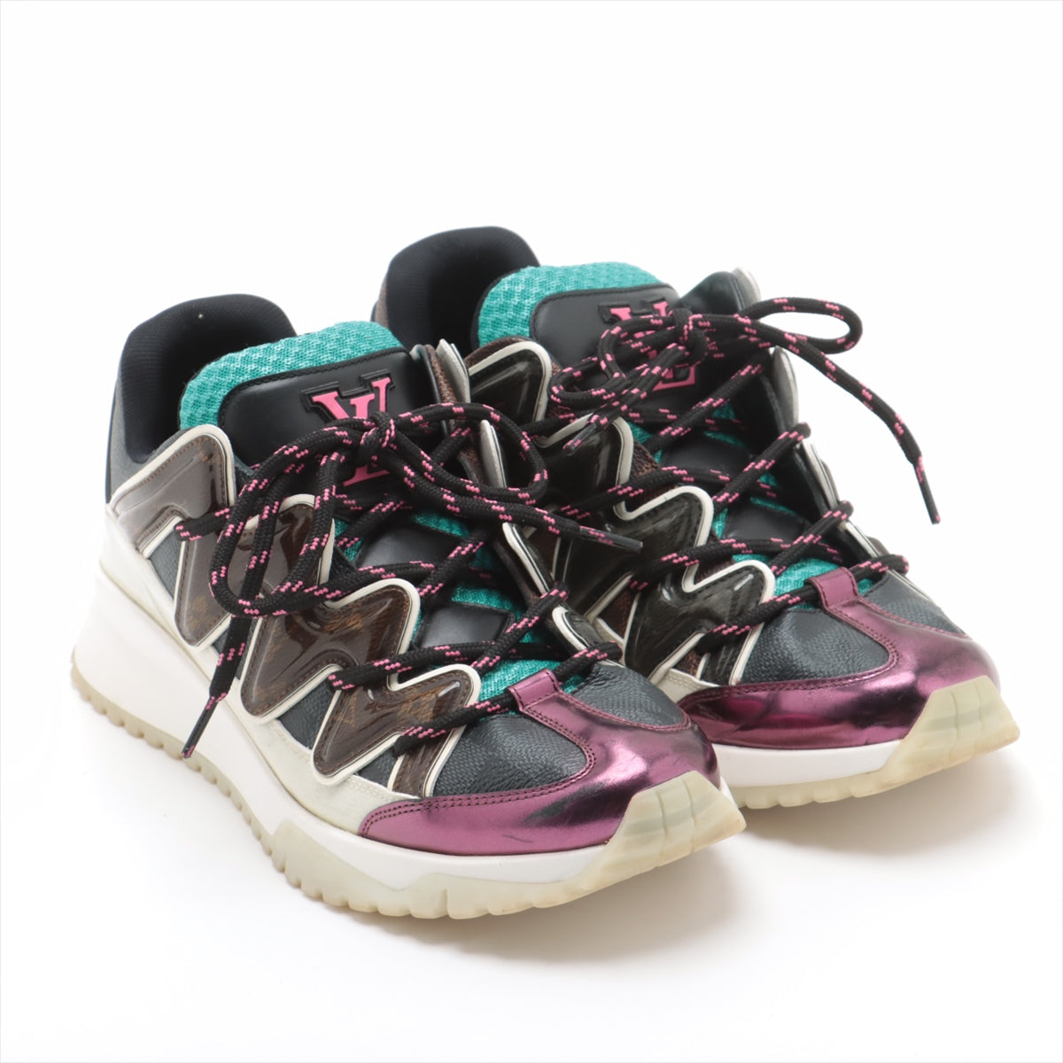 Louis Vuitton Zygzagline 19 Year Leather X Fabric 7  Multicolor GO0139 Monogram
