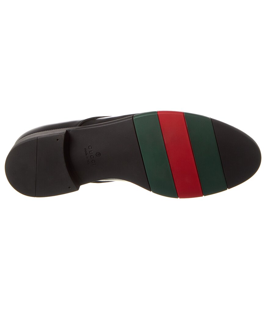 Luxury Gucci Trending 2025 Web Leather Oxford