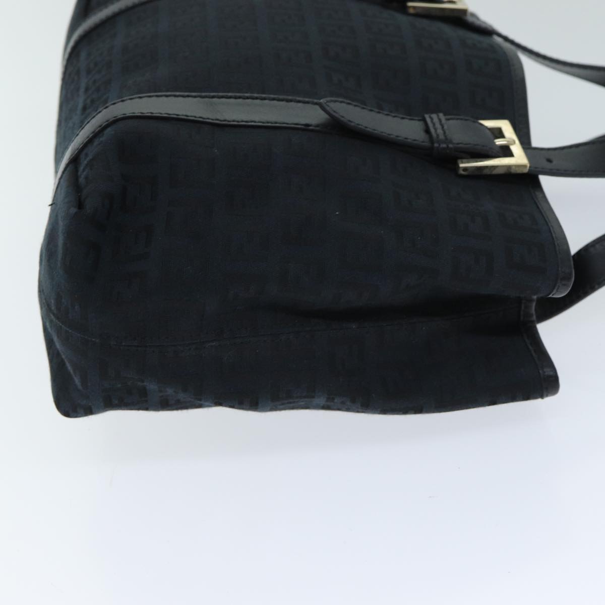 Luxury Fendi Zucchino Canvas Hand Bag Black74841