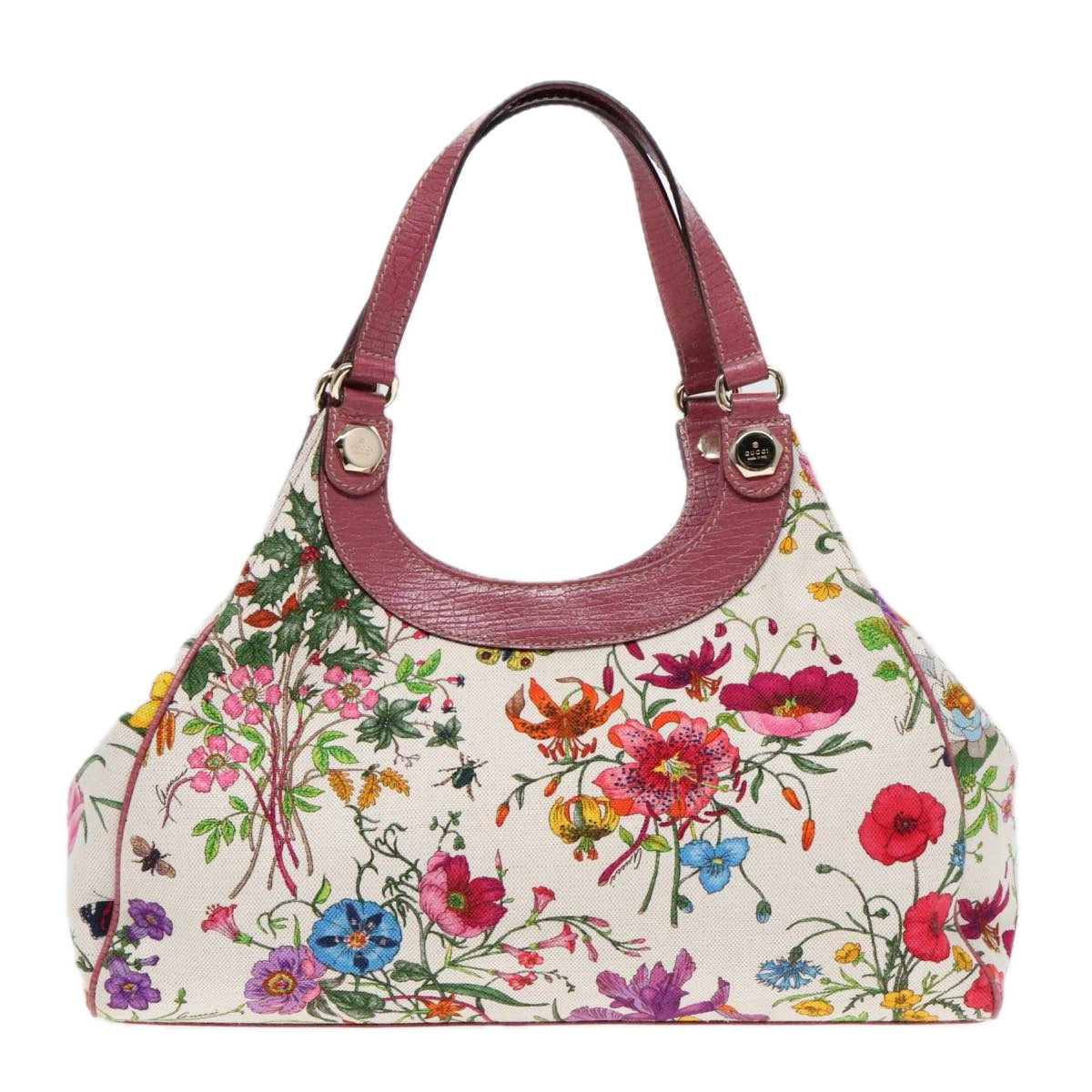 Gucci Flora  Canvas Handbag ()