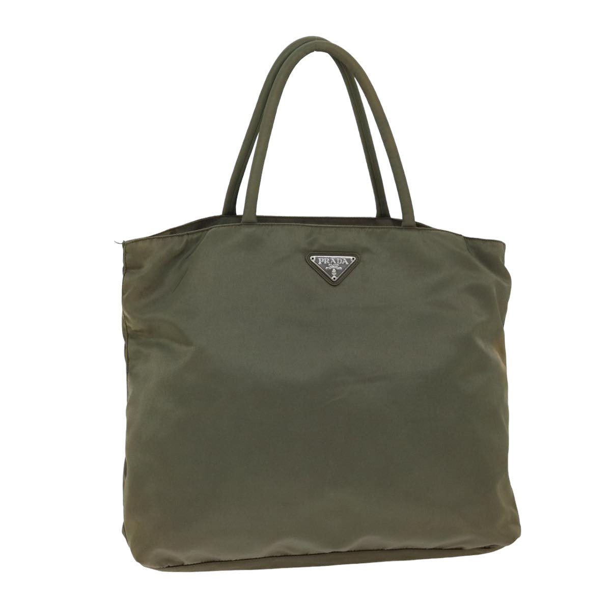 Luxury PradaHand Bag Nylon Khaki 74857