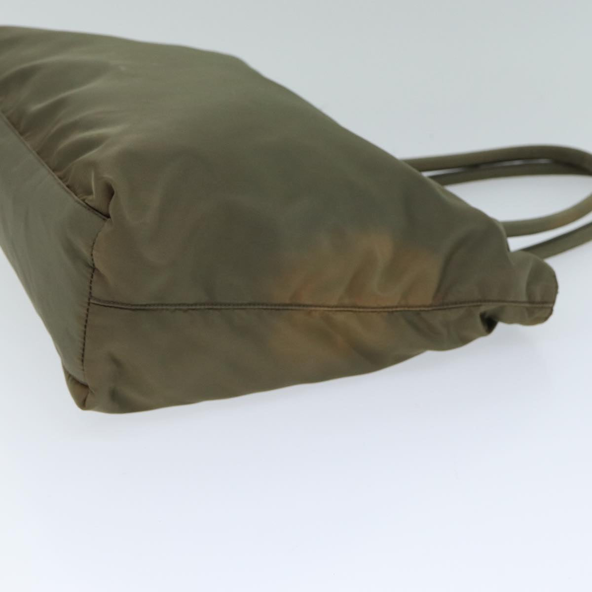 Luxury PradaHand Bag Nylon Khaki 74857