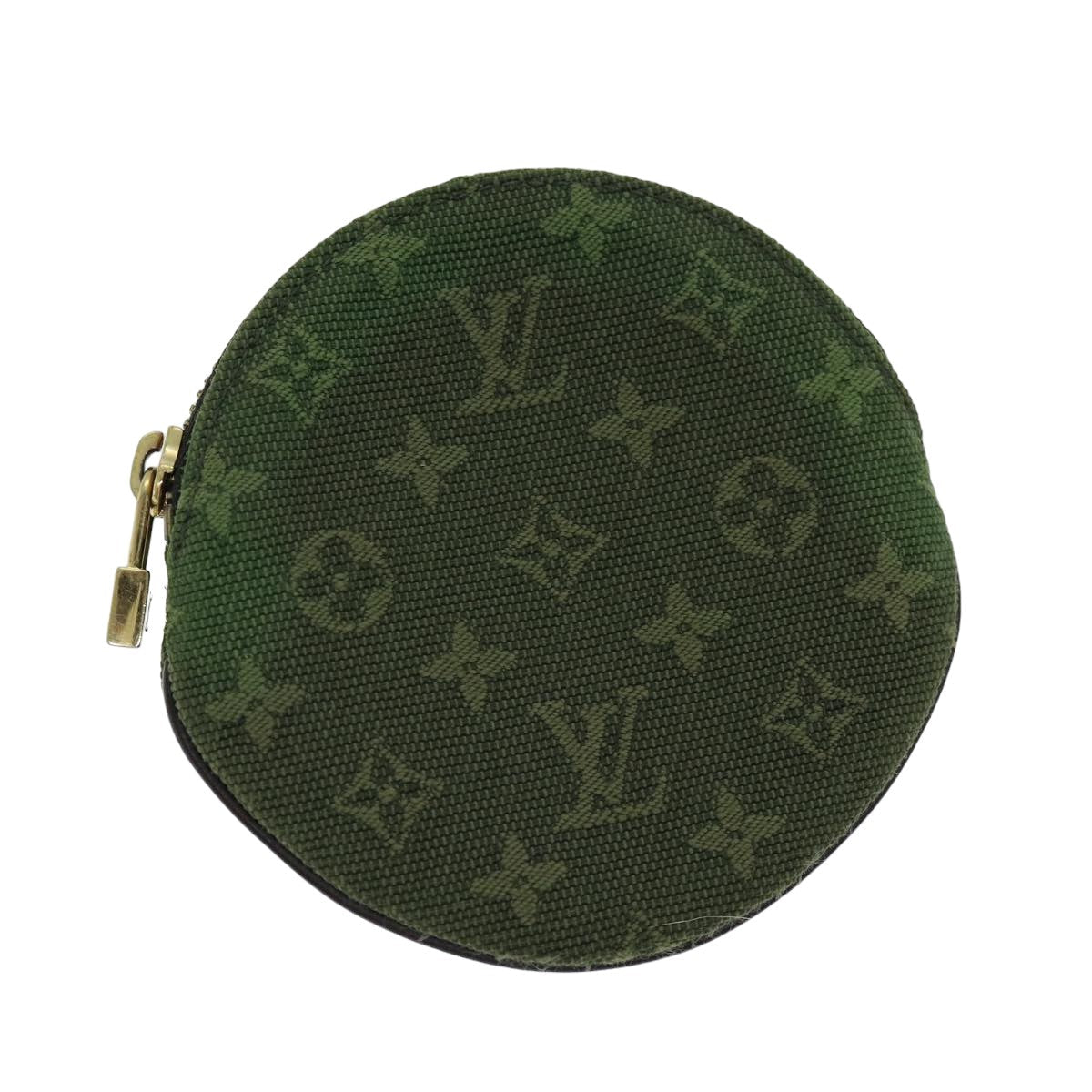 LOUIS VUITTON Monogram Mini Porte Monnaie Ron Purse TST Khaki M92451 74895