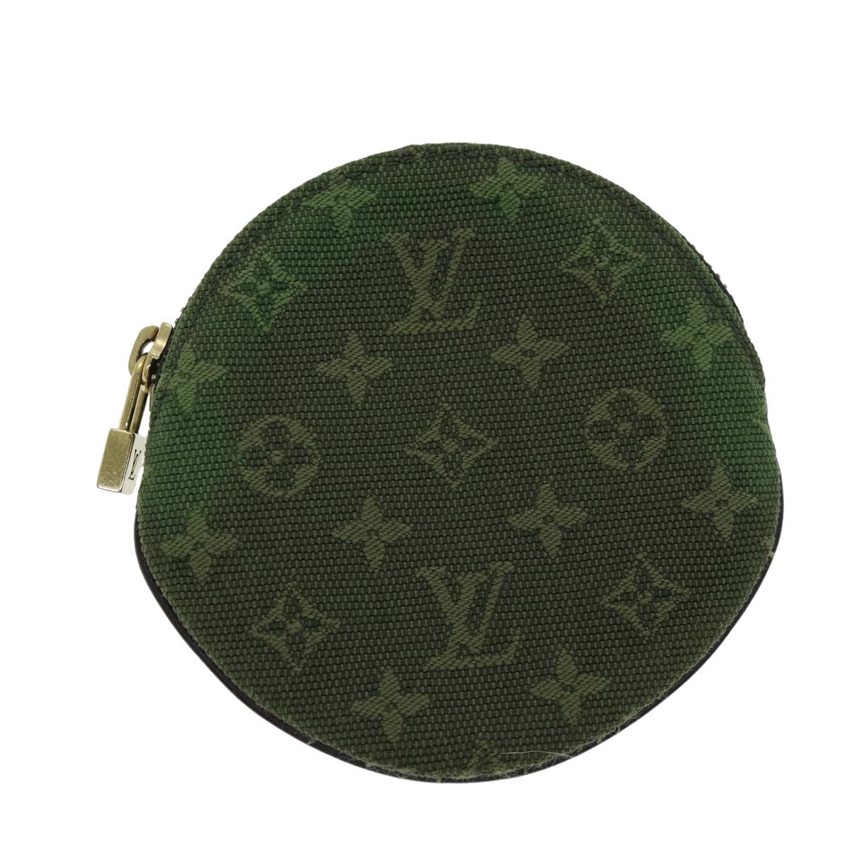 LOUIS VUITTON Monogram Mini Porte Monnaie Ron Purse TST Khaki M92451 74895
