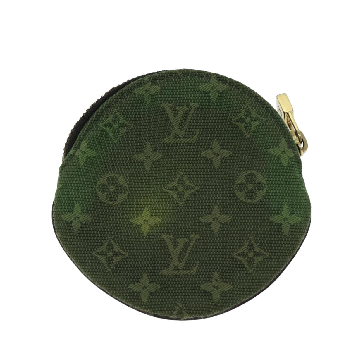 LOUIS VUITTON Monogram Mini Porte Monnaie Ron Purse TST Khaki M92451 74895