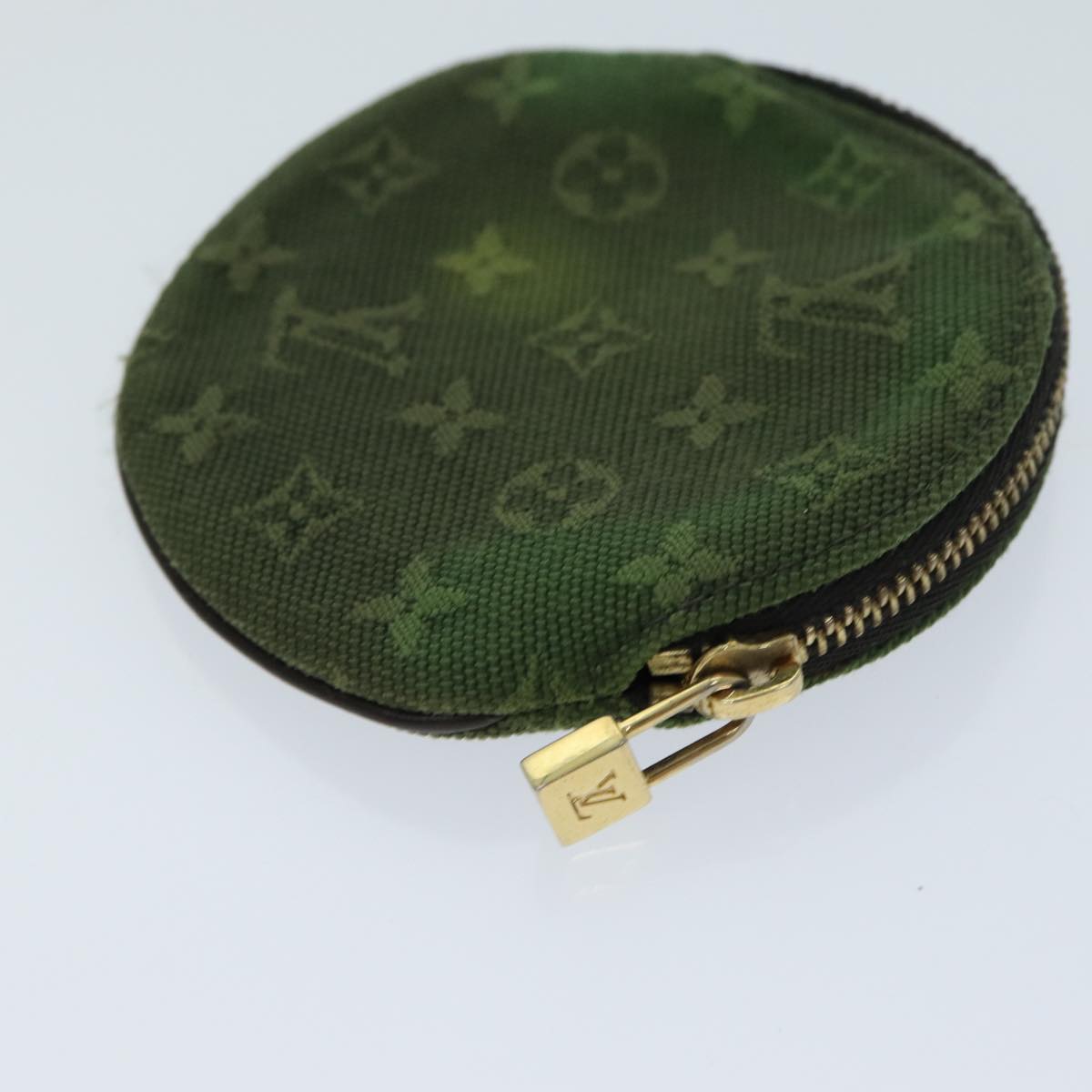 LOUIS VUITTON Monogram Mini Porte Monnaie Ron Purse TST Khaki M92451 74895