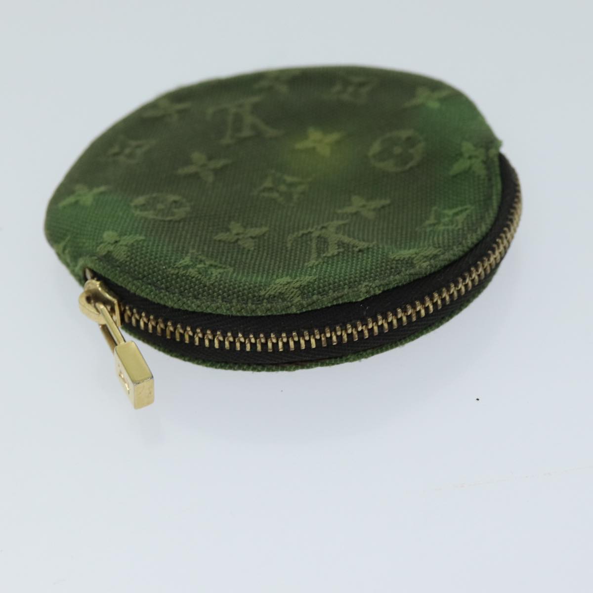 LOUIS VUITTON Monogram Mini Porte Monnaie Ron Purse TST Khaki M92451 74895