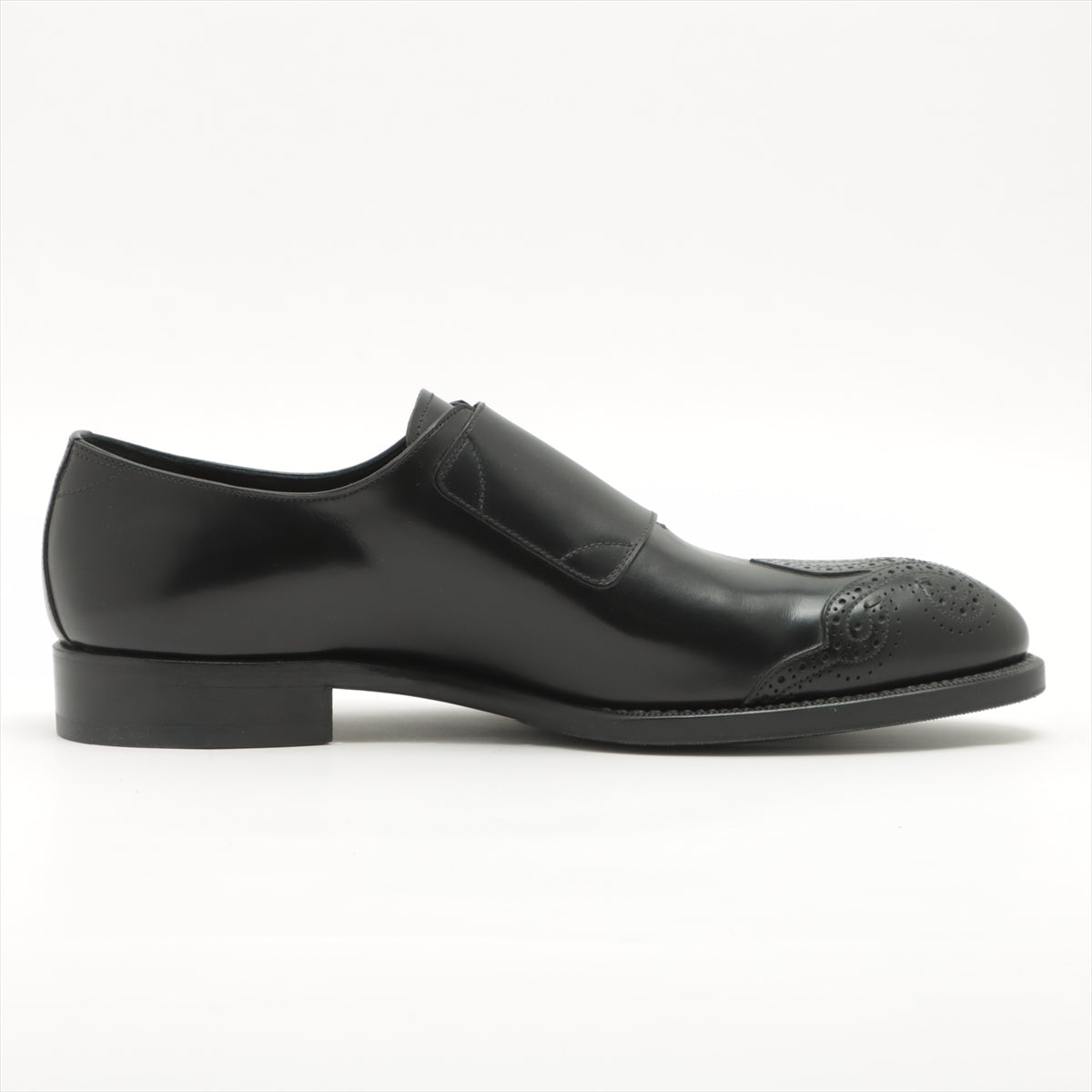 Louis Vuitton 06  Leather Shoes 8.5 Black NI0036