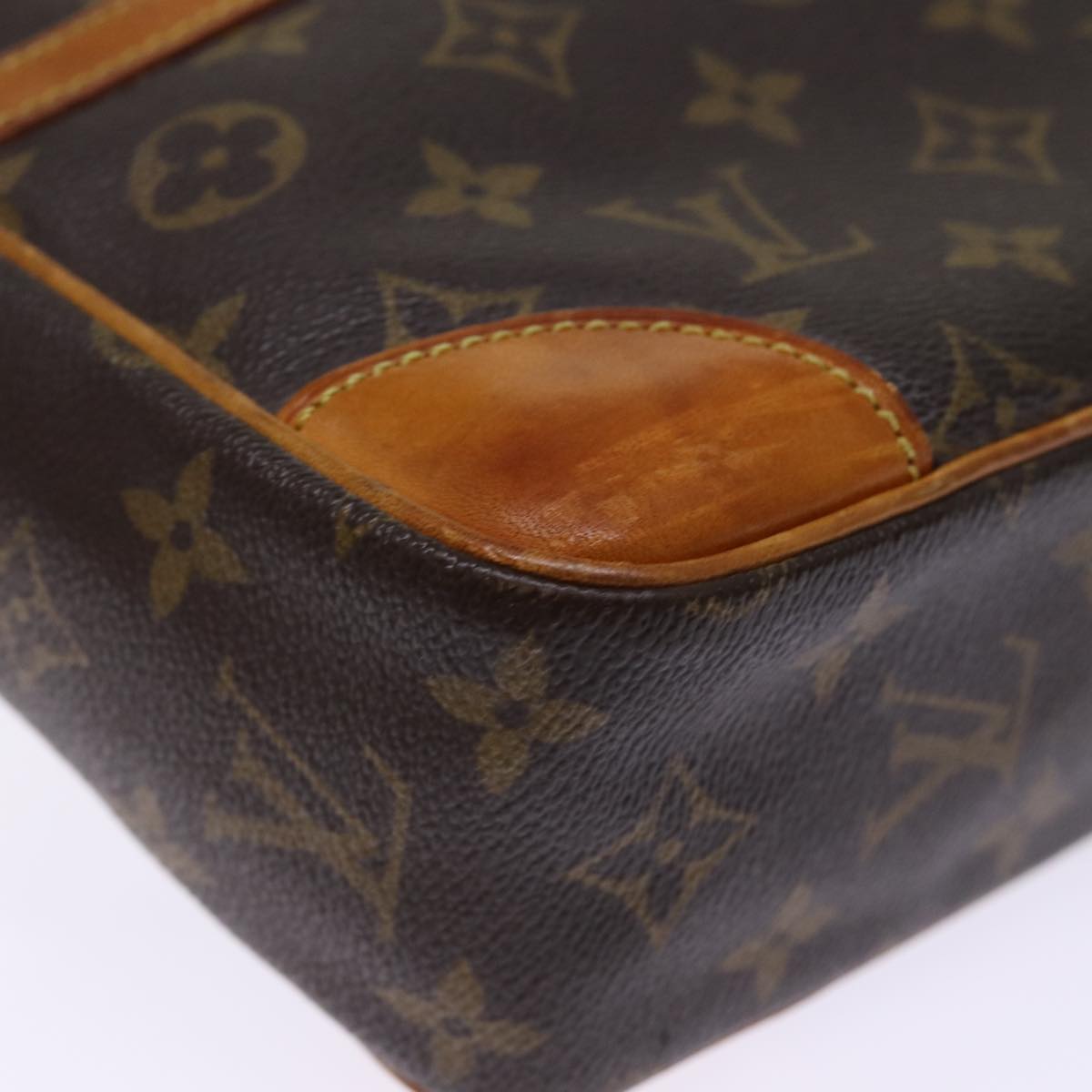 LOUIS VUITTON Monogram Compiegne 28 Clutch Bag M51845 LV 74900