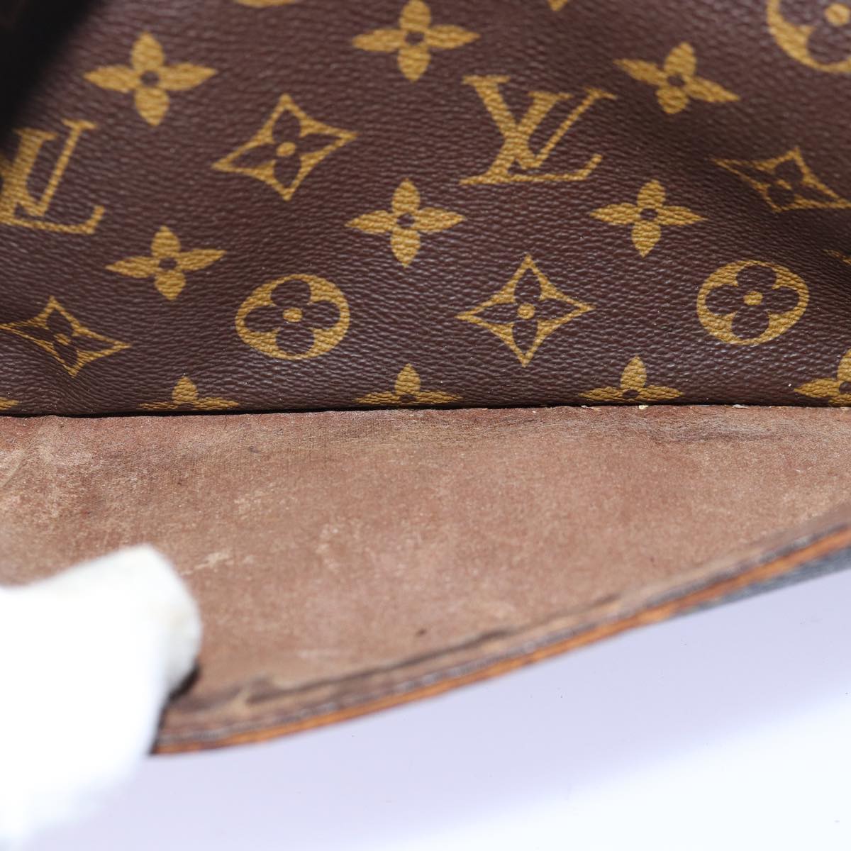 LOUIS VUITTON Monogram Compiegne 28 Clutch Bag M51845 LV 74902