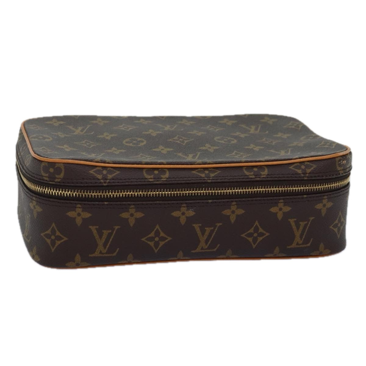 LOUIS VUITTON Monogram Trousse Boite Cosmetic Pouch M47640 LV 74906