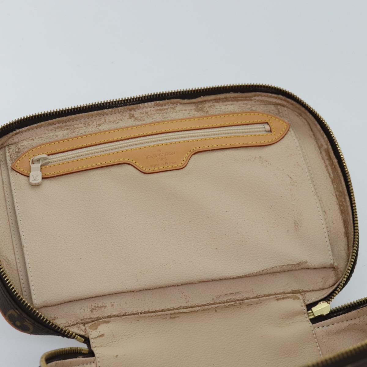 LOUIS VUITTON Monogram Trousse Boite Cosmetic Pouch M47640 LV 74906