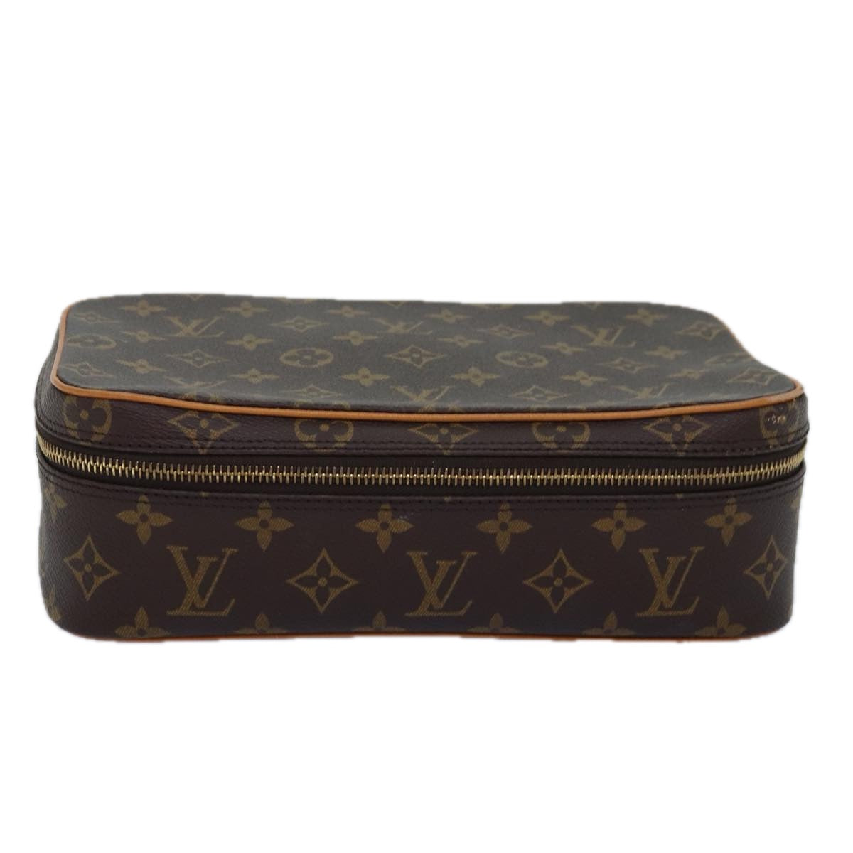 LOUIS VUITTON Monogram Trousse Boite Cosmetic Pouch M47640 LV 74906