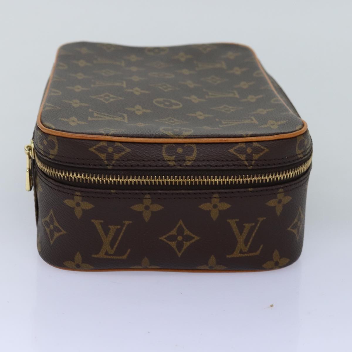 LOUIS VUITTON Monogram Trousse Boite Cosmetic Pouch M47640 LV 74906